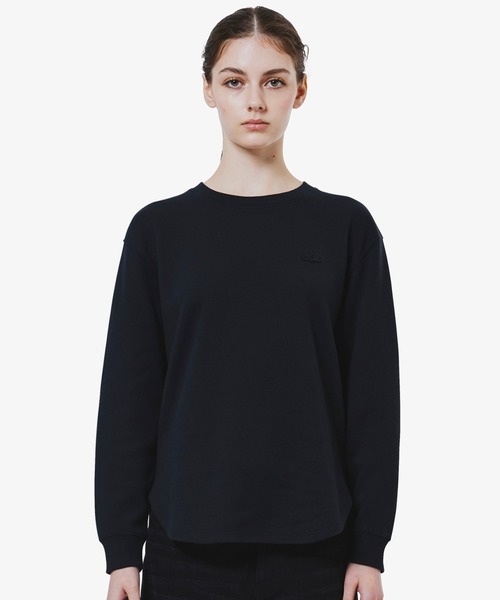 LACOSTE（ラコステ） tシャツ ラウンドヘム 配色リブカラー ワッフル