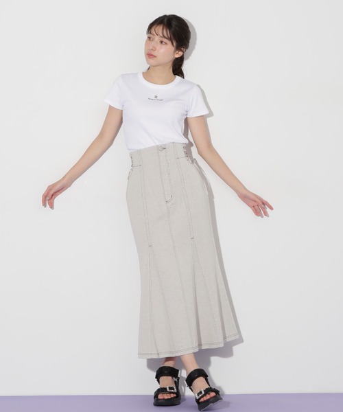 JILL by JILL STUART モールレースマーメイドスカート JILL by JILL STUART（ジルバイジルスチュアート）の「◇モール