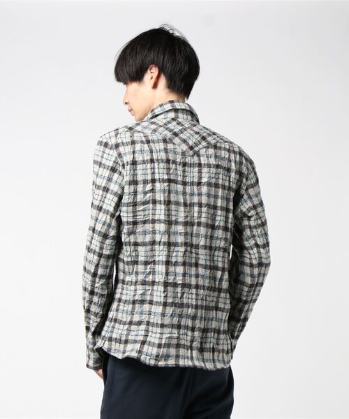 「FranCisT_MOR.K.S.」 長袖シャツ 3 ブラック メンズ_画像3