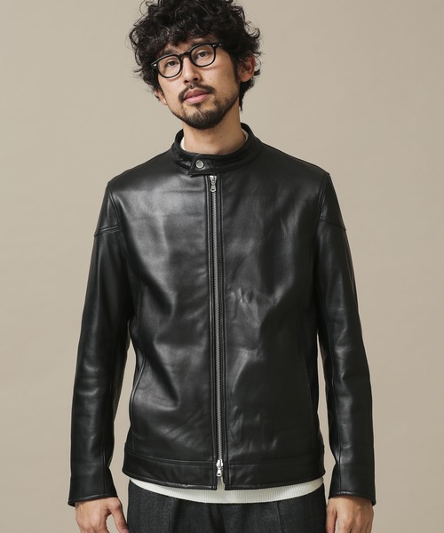 NANO universe（ナノ・ユニバース） レザージャケット M ブラック