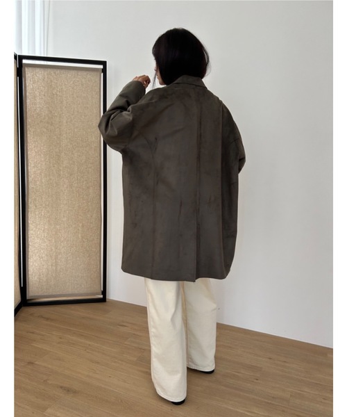 「Didot.showroom」 ステンカラーコート FREE キャメル レディース_画像7