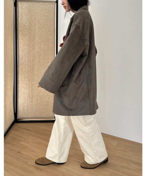 「Didot.showroom」 ステンカラーコート FREE キャメル レディース_画像8