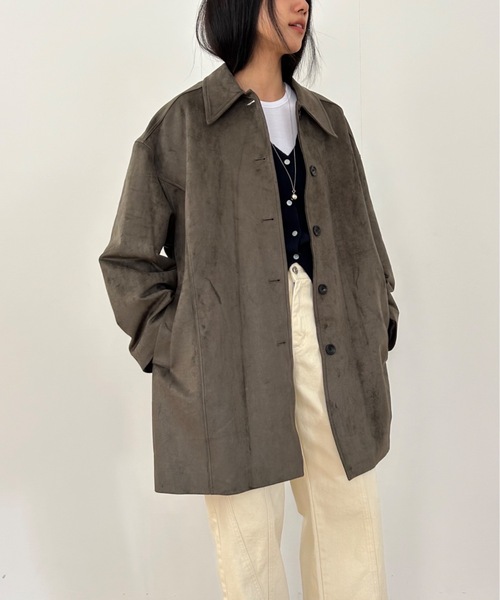 「Didot.showroom」 ステンカラーコート FREE キャメル レディース_画像9