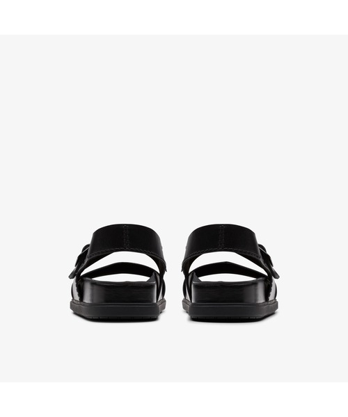 クラークス　トーフォード　ストラップサンダル Torford Strap / トーフォードストラップ（ブラックレザー