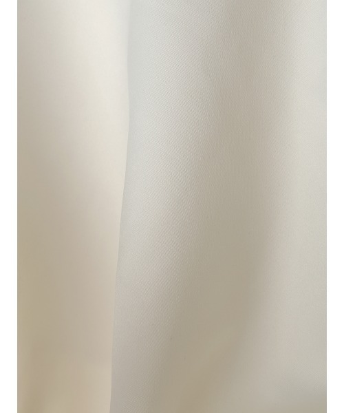 eimy istoire ダブルベルトサテンミニスカート ホワイトM