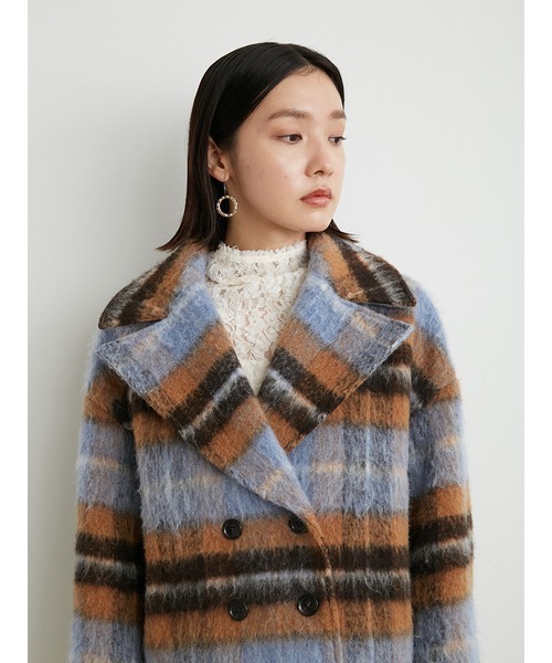 【定価¥24,000】LILY BROWN 完売品チェック柄｜コート｜ジャケット LILY BROWN リリーブラウン Lily Brown チェック柄ロングジャケット