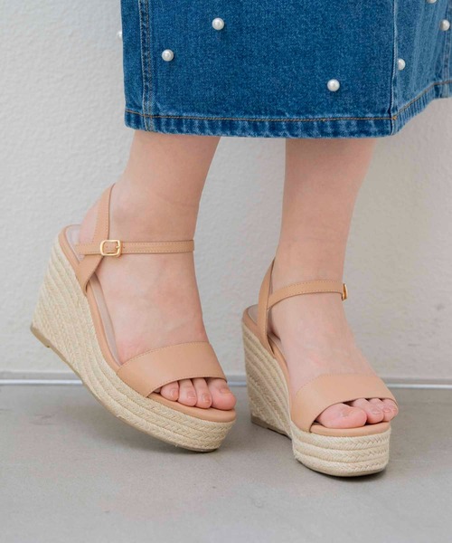 【新品】チュールフラワー２ＷＡＹジュートサンダル チュールフラワー2WAYジュートサンダル | サンダル | Noela