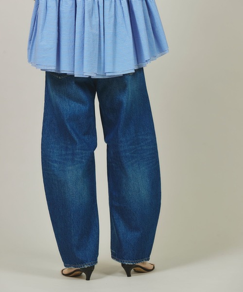 [Curensology] Denim брюки 38 голубой женский 