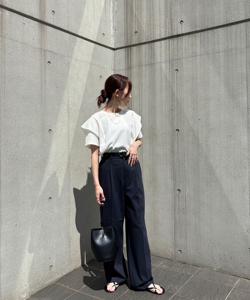 I-SOOK（アイスー） tシャツ 半袖 「ISOOK / アイスー」ラッフル