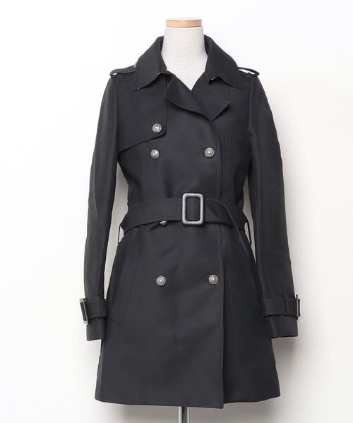 ZADIG & VOLTAIRE ブラックトレンチコート ZADIG&VOLTAIRE 「ZADIG&VOLTAIRE」 トレンチコート X-SMALL