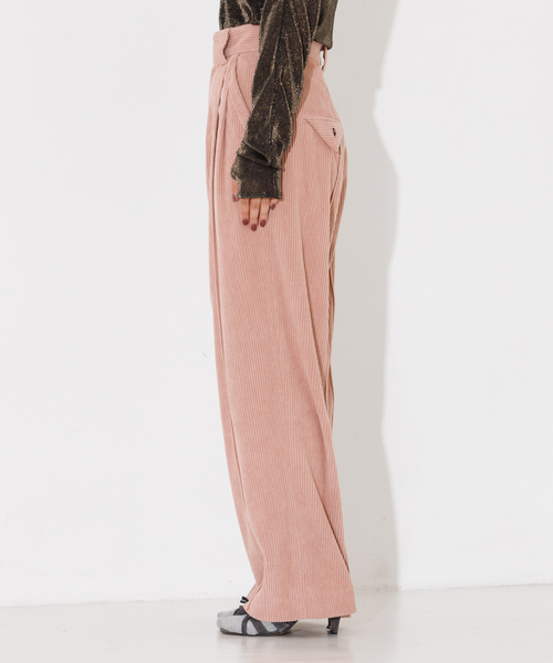 「NOMINE」 コーデュロイパンツ S ピンク レディース_画像4