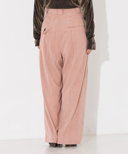 「NOMINE」 コーデュロイパンツ S ピンク レディース_画像5