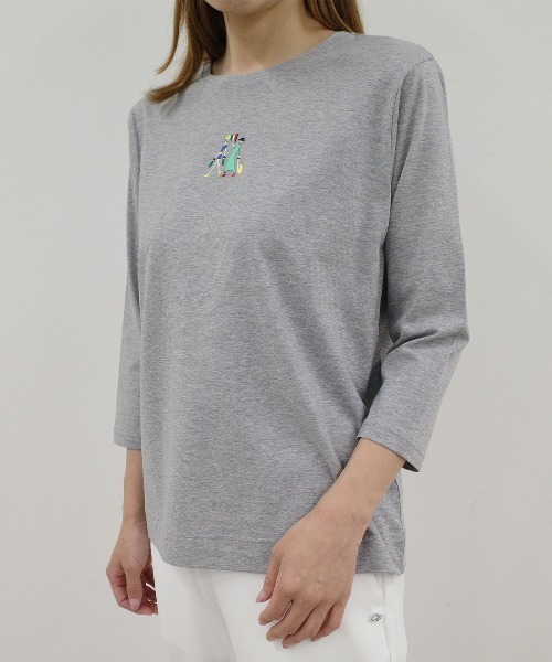 tシャツ 「オンラインストア・店舗限定商品」コットン１００％ＵＶ冷感刺繍プルオーバー レディース