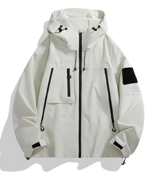 美品　MONCLER フード付きホワイトジャケット　ブルゾン　マウンテンパーカー 楽天市場】モンクレール マウンテンパーカー（メンズファッション）の通販