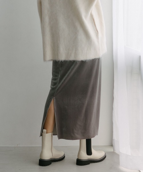 「DOUX ARCHIVES」 タイトスカート FREE モカ レディース_画像6