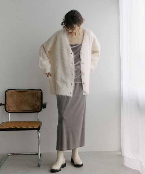 「DOUX ARCHIVES」 タイトスカート FREE モカ レディース_画像8