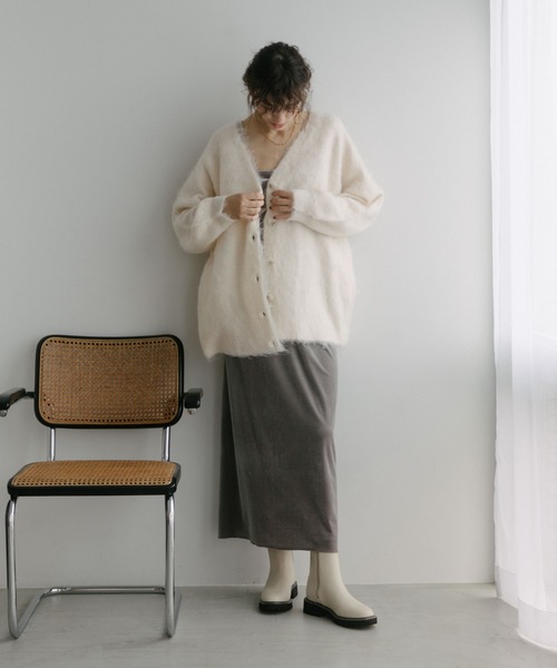 「DOUX ARCHIVES」 タイトスカート FREE モカ レディース_画像9