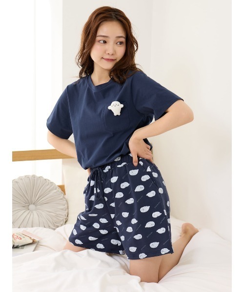 チュチュアンナ（tutuanna） パジャマ ルームウェア 裏毛アザラシ総柄1