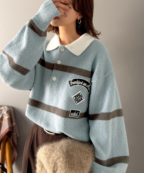 Java ニット セーター 「JaVaジャバコラボ」魅せる、トラッド感