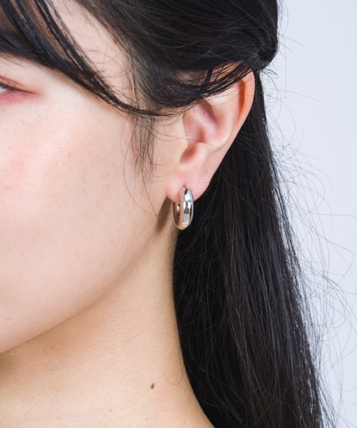 トムウッド TOMWOOD ピアス CLASSIC HOOPS SMALL Silverメンズ