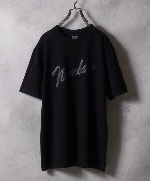 NUMBER (N)INE tシャツ Number(9) GLITTER PRINTED T-SHIRT