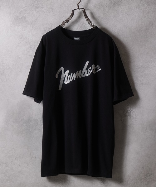 NUMBER (N)INE tシャツ Number(9) GLITTER PRINTED T-SHIRT