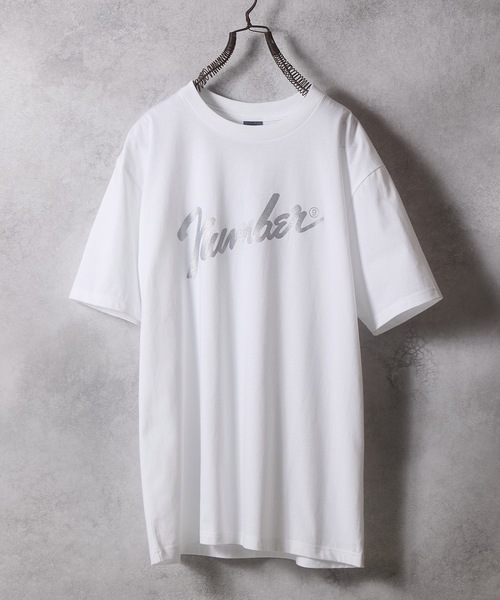 NUMBER (N)INE（ナンバーナイン） tシャツ Number(9) GLITTER PRINTED