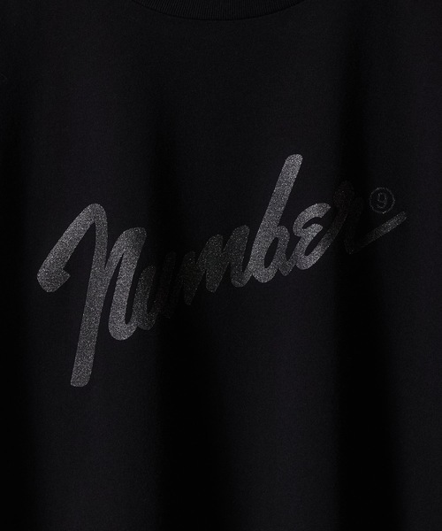 NUMBER (N)INE（ナンバーナイン） tシャツ Number(9) GLITTER PRINTED 
