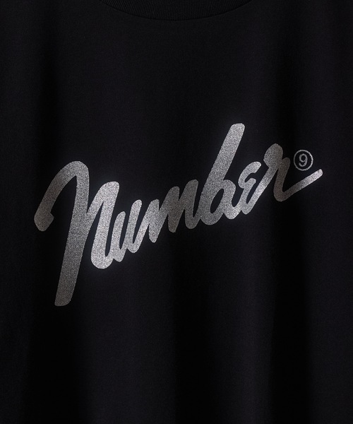 NUMBER (N)INE（ナンバーナイン） tシャツ Number(9) GLITTER PRINTED 