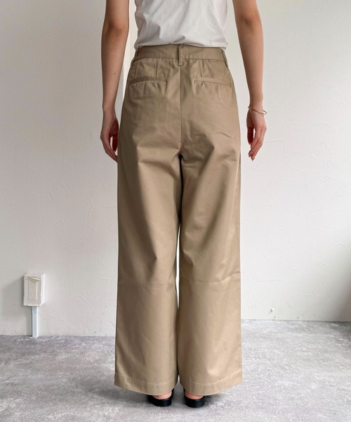 MHL ワイドチノパンツ MHL. - MHL ワイドチノパンツ sizeⅠ 今期未着用の通販 by
