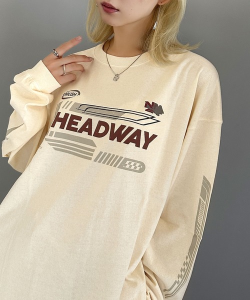 「Java」 長袖Tシャツ MEDIUM チャコールグレー メンズ