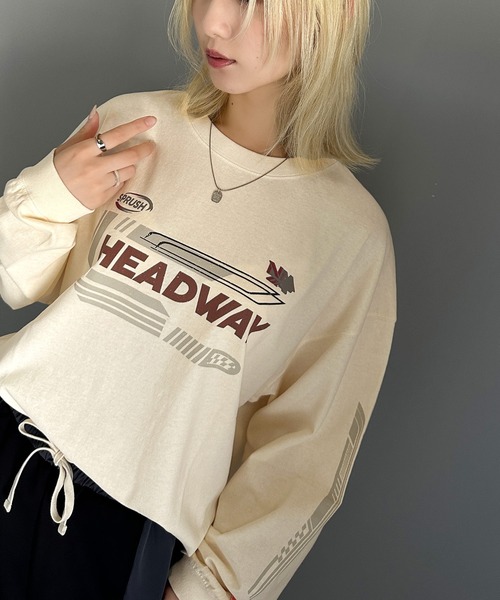「Java」 長袖Tシャツ MEDIUM チャコールグレー メンズ