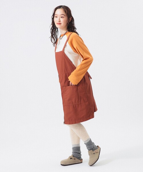 BEAMS BOY（ビームス ボーイ） ワンピース ワーク エプロン ワンピース