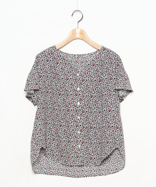 「LA MARINE FRANCAISE」 半袖ブラウス ONE SIZE ブラック レディース