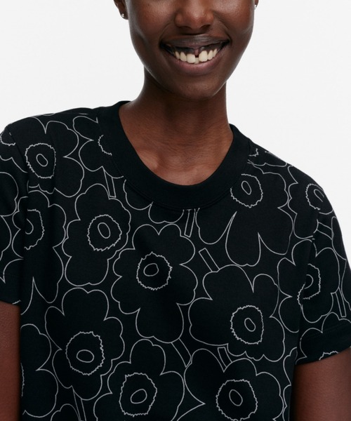 marimekko tシャツ Heleys Piirto Unikko / t-shirt レディース