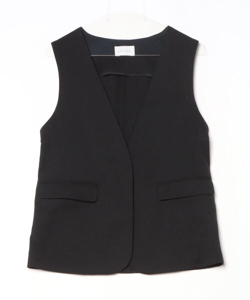 「green label relaxing」 ベスト X-SMALL ブラック レディース