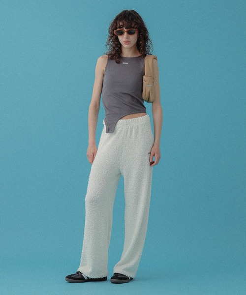 パンツ chop DISPATCHER NO.8 パンツ テクスチャーワイドパンツ レディース