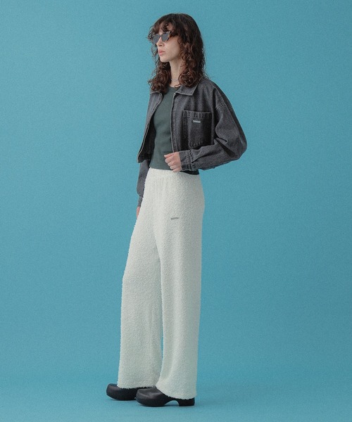 パンツ chop 23区｜【GLOW8月号掲載/洗える】スムースサテン パラシュートパンツ