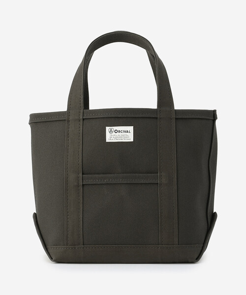 ORCIVAL ペイント　プリント トートバッグ　新品未使用　ブラック ORCIVAL（オーシバル） トートバッグ | プリント キャンバストート