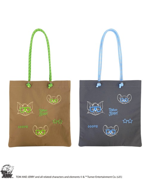 トートバッグ 「公式」TOM and JERRY サングラストートバッグ