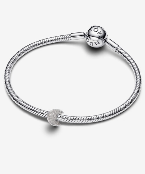 PANDORA（パンドラ） チャーム テクスチャー ムーン ミニチャーム