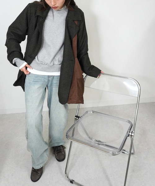 【美品】Max Mara　テーラードジャケット　チェック柄　高級　白タグ36 ジャケット テーラードジャケット チェック柄Wテーラードジャケット