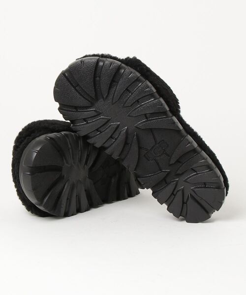 「UGG」 フラットサンダル 24.0cm ブラック レディースの画像