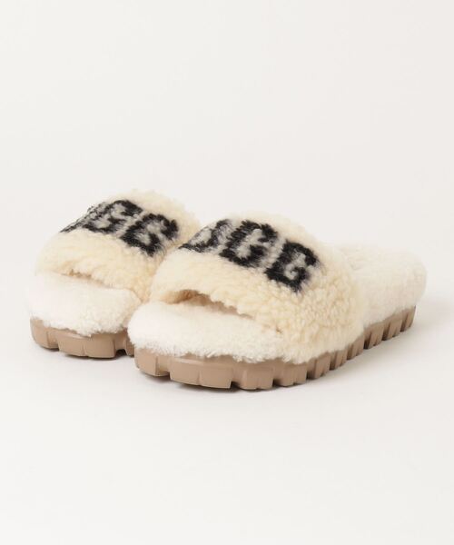 「UGG」 フラットサンダル 24.0cm ブラック レディースの画像