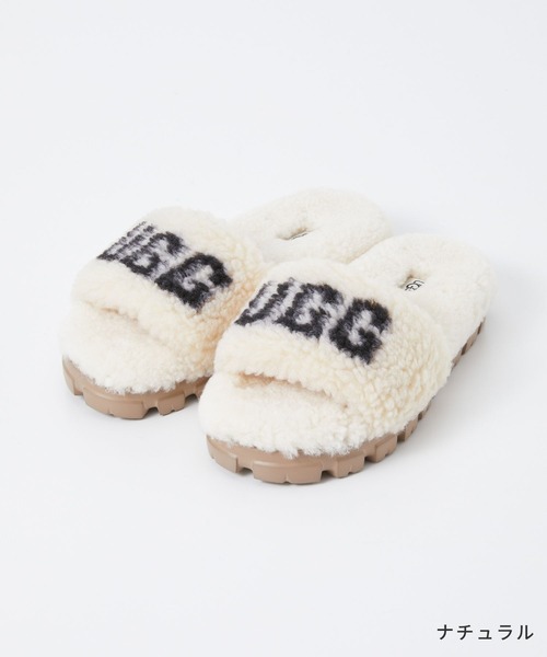 「UGG」 フラットサンダル 24.0cm ブラック レディースの画像