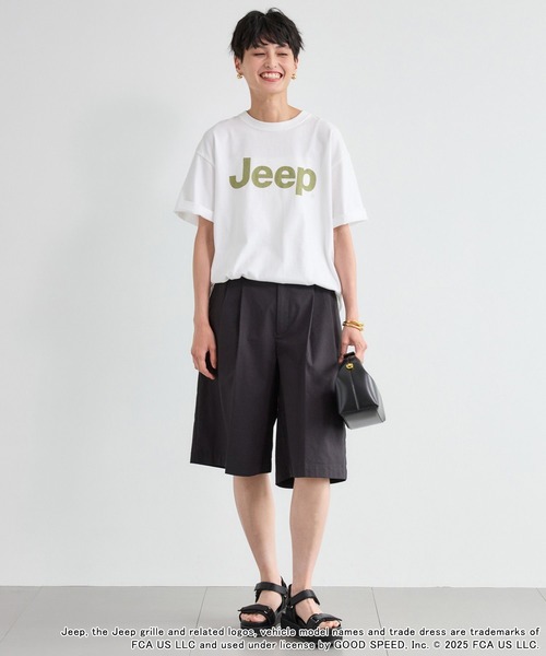 「GOOD ROCK SPEED」 半袖Tシャツ「Jeepコラボ」 FREE ベージュ レディース_画像5
