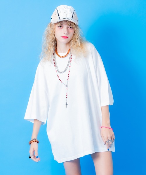 「ankoROCK」 半袖Tシャツ ONESIZE ホワイト メンズ_画像4