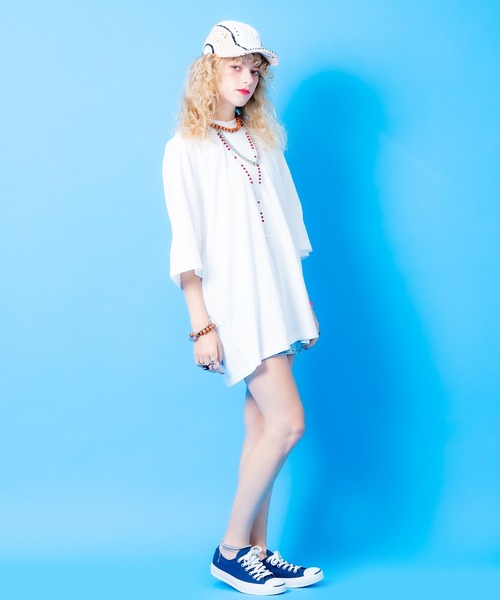 「ankoROCK」 半袖Tシャツ ONESIZE ホワイト メンズ_画像5