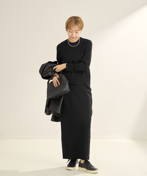 『美品』plage ニット 追加》HENLEY ALPACA mix プルオーバー（ニット/セーター）｜Plage