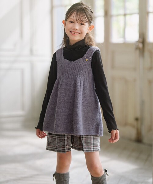 組曲(KUMIKYOKU) パンツ 「110-140cm」レディチェック キュロット 組曲(KUMIKYOKU) パンツ 「110-140cm」レディチェック キュロット